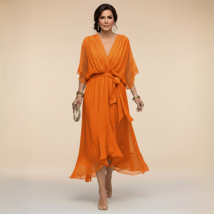 Clara – Vestido elegante con escote en V